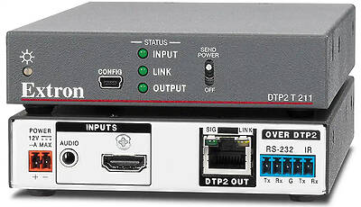 Extron's range of DTP2 products for AV over Twisted Pair installations. Components