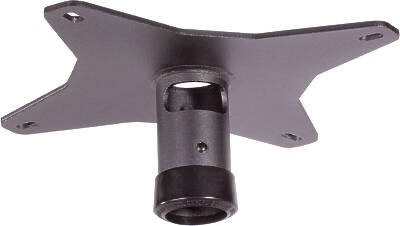 Socket and peg monitor ceiling suspension plates