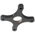 Chief CMA101 5″ / 127mm ceiling plate for threaded poles finished in black (Max. 227kg)
