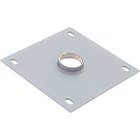 Chief CMA110W 8″ / 203mm square ceiling plate for threaded poles finished in White