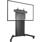 Chief XPA1UB X-Large Fusion Manual Height Adjustable Mobile AV Cart finished in black (55–100″ / Max 136kg; VESA 200×200–800×400; **112–165cm to screen centre**)