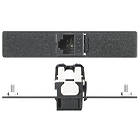 Extron One RJ-45 Female to Punch Down for CAT 6 AAP Single Space AAP One RJ-45 Female to Punch Down for CAT 6 finished in Black