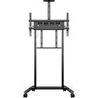 Multibrackets 0020 M Motorised  Floorstand XL 150kg Black|Monitor Trolley Front View product image