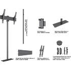 Multibrackets 0147 M Single Pole Floormount Pro VESA 600 Bolt-down Monitor Stand product image