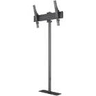 Multibrackets 0147 M Single Pole Floormount Pro VESA 600 Bolt-down Monitor Stand Front View product image