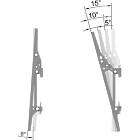 Multibrackets 0147 M Single Pole Floormount Pro VESA 600 Bolt-down Monitor Stand product image