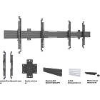 Multibrackets 0631 M Wallmount Pro MBW2U Micro Adjustable Black|2 × Monitor Wall Mount product image