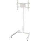 Multibrackets 0636 M Display Stand 180 Single Silver|Monitor Trolley ({calcScreenSizeRangeINCH} / {calcMaxLoadText}; VESA {calcVESARange}; 1800mm column)