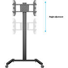 Multibrackets 0643 M Display Stand 180 Single Black|Monitor Trolley product image