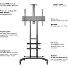 Multibrackets 3601 M Public Trolley Basic Monitor Trolley product image