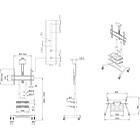 Multibrackets 3601 M Public Trolley Basic Monitor Trolley product image