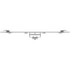 Multibrackets 6986 M Public Display Stand Single Screen Mount Silver|Monitor Bracket for Stands and Trolleys in Silver product image