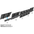 Multibrackets 9504 M Wallmount Pro MBW5U Micro Adjustable Black|5 × Monitor Wall Mount product image
