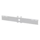 Unicol ACSP4 Avecta Twin Monitor Rail 120–140cm Type 4 finished in white product image
