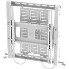 Unicol ASMW2 Accession Behind-Screen Service Wall Mount finished in white product image