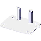 Unicol AVF Compact bolt-down base for  Avecta series, 150 column centres finished in white product image