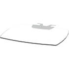 Unicol AVGS Avecta 50 × 48cm Polished Edge Toughened Glass Shelf finished in white product image
