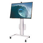 Unicol AVHT Avecta Height Adjustable Monitor Trolley finished in white product image