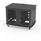 Unicol AVRT7 Deep Twin AV Rack Cabinet Trolley product image