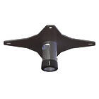 Unicol CP2 Single Column Large Ceiling Plate, Max 120.00kg finished in silver product image