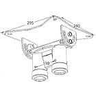 Unicol CP96 Twin Column Tilting Ceiling Plate product image