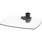 Unicol EGS 500×400mm Polished Edge Toughened Glass Shelf for single column stands and trolleys product image