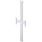 Unicol FCAS1 Single Screen Floor-to-Ceiling Kit finished in white product image