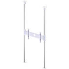 Unicol FCGS1 Goal Post Style Floor-to-Ceiling Monitor Mount Kit finished in white product image