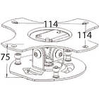 Unicol GKC-GAP GyroLock Twist and lock close bespoke ceiling bracket product image