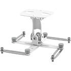 Unicol GKUX Universal projector ceiling mount for projectors up to 12kg finished in white product image