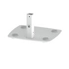 Unicol LBP Tevella Single Column Bolt Down Base finished in white product image
