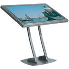 Unicol PA1 Parabella Low Level Monitor Lectern Plinth Stand ({calcScreenSizeRangeINCH} / {calcMaxLoadText}; VESA {calcVESARange}; {calcScreenCentreHeightMaxCM} to screen centre)