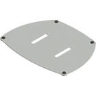 Unicol PARABDB 860mm × 650mm Large Parabella Bolt-Down or Plinth Base finished in white product image