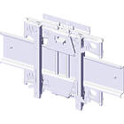 Unicol PLA4 Panarm Heavy Duty Parallel Action Dual Arm Swing-Out Monitor Wall Mount finished in white product image