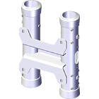 Unicol PS6A1 Twin Column Floor-To-Ceiling Adaptor for Pozimount/Xactmatch Wall Mounts finished in white product image