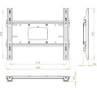 Unicol PZX3 Pozimount Non-tilting Wall Mount for Monitors/TVs product image