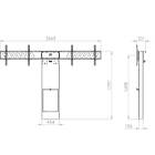 Unicol RFWSH-HD200 Rhobus Heavy Duty Dual Monitor Floor-to-Wall Stand product image