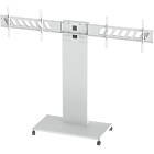 Unicol RH200-HD Rhobus Heavy Duty Dual Monitor Trolley finished in white product image
