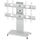 Unicol RH400-HD 2×2 Rhobus Monitor Trolley/Stand finished in white product image