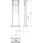 Unicol RHPLFW Rhobus Floor-To-Wall PowaLift stand for TVs and Monitors product image