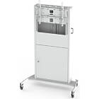 Unicol RP100 Rhobus Plus Trolley for Monitors and Touchscreen Displays finished in white product image