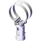 Unicol TM530 20–195mm Diameter Pipe Clamp finished in white product image