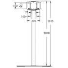 Unicol TVV1 Tevella Small TV/Monitor Upright Plinth Stand for screens up to 32 inches product image