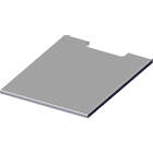 Unicol VR700 630mm deep shelf for Unicol Aveta cabinets finished in silver product image