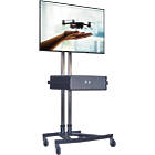 Unicol VSS-1500X2-PS2-PZX1-VLC VS1000 Scimitar Base Modular TV/Monitor Trolley ({calcScreenSizeRangeINCH} / {calcMaxWeightKG}; VESA {calcVESARange})