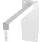 Unicol WB155 Multi-Purpose Wall Bracket Pegged Version finished in white product image