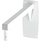 Unicol WB160 Multi-Purpose Wall Bracket Pegged Version finished in white product image