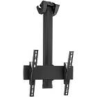 Vogels CT0844B Turning TV/Monitor Ceiling Mount (Up to 65″ / Max 80kg; VESA 100×100–400×400;70cm ceiling to display centre;360° of turn, Black finish)
