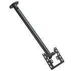 Vogels CT243022B Turning TV/Monitor Ceiling Mount (Up to 43″ / Max 30kg; VESA 100×100–200×200mm; 3178mm to screen centre;  360° of turn, Black Finish)