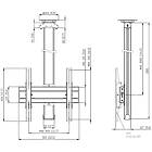 Vogels CT3044S Turning TV/Monitor  Ceiling Mount product image